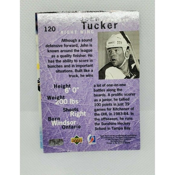 Vintage Be A Player Upper Deck Tampa Bay #120 #139 #32 Hockey Card Lot Of 3 - Picture 4 of 10